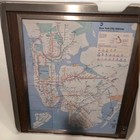 New York City Transit Retired R46 Subway Door Panel With 2000 s Map