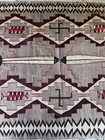 Vintage Antique Very Rare  1900-1920 s Handspun Navajo Native Whirling Log Rug