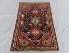 Antique Caucasian Abadeh Rug 4x5 Rare Hand Knotted Persian Style Oriental Carpet