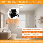 S97017063 Heater Motor Assembly Compatible With Broan Nutone 655-c 655f-c  655 