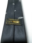 Vntg Golden Clasp 100  Polyester National Corvette Owners Association Necktie