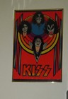 Kiss Original 1976 Black Light Poster 20x28  Aucoin Mgmt  Mh Stein Smoke Free