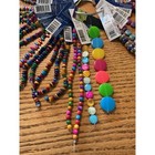 Blue Moon Beads Czech Glass Acrylic Resin Shell Jewelry Making Destash Lot 20 pc