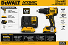 Dewalt Atomic Compact Series 20v Max Cordless Drill - Dcd794d1