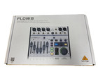 Behringer Flow 8 Input Digital Mixer Bluetooth  App Control  60mm Faders  2fx
