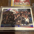 Dale Earnhardt And Dale Earnhardt Jr Autographed Cards