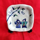 Arita Yaki Decorative Plate Set 5pcs Hand-painted Festival Theme  Gift Boxed