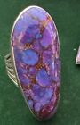         purple Turquoise   Copper  5 Piece Jewelry Set Sterling Silver        