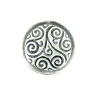 Mexican Vintage Sterling Silver Round Trinket Pill Box