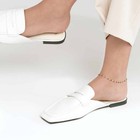 14k Yellow Gold Black Beaded Anklet  solid Links  9 -10  Adjustable