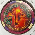 4 Queens  5 2009 Year Of The Ox  Las Vegas  Nevada Casino Chip C425