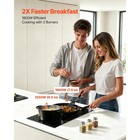 2-burner Electric Cooktop 3000w Touch Control Ceramic Glass