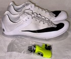 Nike Zoom Rival Sprint White Black Track Spikes Shoes Mens Sz 6 5 7 5 8 9 10 12