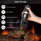 Automatic Electric Salt And Pepper Grinder Set - Rechargeable With Led Light