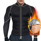 Men s Sauna Suit Heat Trapping Shirt Sweat Body Shaper Vest Weight Loss Tank Top
