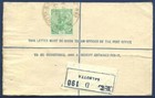 India Registered Letter Calcutta To London 1917