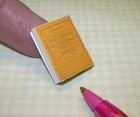 Miniature A Tale Of Two Cities  Printed Pages  Dust Cover  Dollhouse Book 1 12