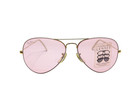 Vintage Ray-ban Bausch   Lomb Usa Changeable Pink Flying Aviator Sunglasses Nos