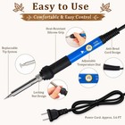 Wood Burning Kit 41pcs Adjustable Temperature Pyrography Tool