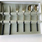 Wajima Nuri  Set  Pearl Of Mother Inlay  Artisan Handcrafted  Japan Dinner Knife