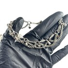 Lot Of 4 Antique Yemenite Tribal Filigree Silver Anklet Leg Bracelet Rattles