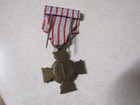 Vintage Military Medal Ww1 Era French Combattant Fighter s Cross  26