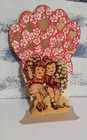 4 5  Antique Germany Foldout Boy   Girl Valentines 3d Diecut