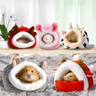 Hamster Soft Warm Bed Rat Hammock Pig Squirrel Winter Pet Toy Hamster Cage House
