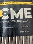 40pcs  Hss Letter Size     F     Jobber Drill Set Free Ship Usa  hm   f