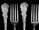 12 Versailles Gorham Sterling Silver Dinner Forks 37 27oz   33 97 Troy Oz  