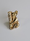 Koala Bear Tie Tack Pin Gold Colored Intricate Detailing