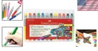 Non-toxic Gel Crayons Set - 12 Bright Colors In Durable Case For Kids 3 