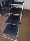4 Steps Folding Pet Stairs Ramp Lightweight Aluminum Portable Dog  Wide Steps 