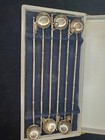 Vtg Sterling Silver 950 Bamboo Iced Tea Spoon Straws  62 3 Gr Scrap Or Use