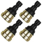 4 4130 Chromoly Heavy Duty Upper Lower Ball Joint Joint For Polaris Rzr 570   800