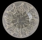 Vintage Consolidated Glass Martele Dancing Nymphs Frosted Art Deco Plate 10 5 