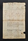 1781 Antique Deed Berwick Me Keag Sawmill Use Judge Benjamin Chadbourne Signed