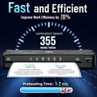 13 Inch With 50 Sheets Cold   Thermal Laminator Machine For Home Office School