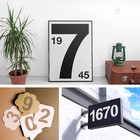 8 Inch Large Number Stencils Kit 0-9 Address Stencil Set 8 