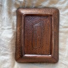 Rare Vintage Mcm Orange Glaze Walt Disney Productions Souvenir Plate Disneyland