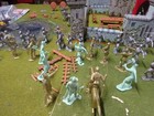 Louis Marx Castle  W knights And Vikings  package Of Britians Deetail Knights