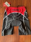 Tyr Womens 8 In Competitor Tri Shorts Triathlon Padded Black Red Sz S Nwt