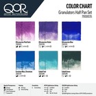 Qor Mini  Granulators  6 Color 1 2 Pan Artist Watercolor Set   free Shipping  