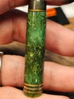Parker Duofold Lucky Curve Fountain Pen Wahl 14k Flex Nib Free Ship  Green Swirl