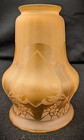 Art Nouveau Acid Etched Glass Shade