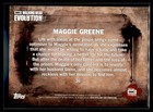 2017 Topps Walking Dead Evolution Brown Parallel  36 Maggie Greene