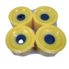 Sector 9 Race Formula Longboard Wheels 70mm 78a Offset Yellow Set Of 4 New