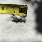 Vintage Vtg Silver Sid Bell Bass Tie Tack Pin