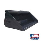 New 68  Heavy Duty Low Profile Skid Steer Dirt Bucket quick Attach bobcat etc