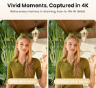 Xtra Muse 4k 120fps Vlogging Camera  1 Cmos  3-axis Gimbal Stabilizer - New
